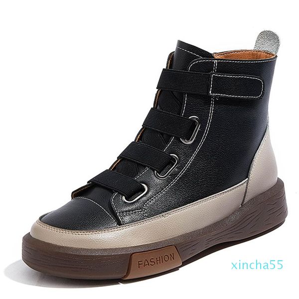 boots plus velvet high-shoes side zipper student sports women's board cowhide waterproof platform casual, Black
boots plus velvet high-shoes side zipper student sports women's board cowhide waterproof platform casual, Black