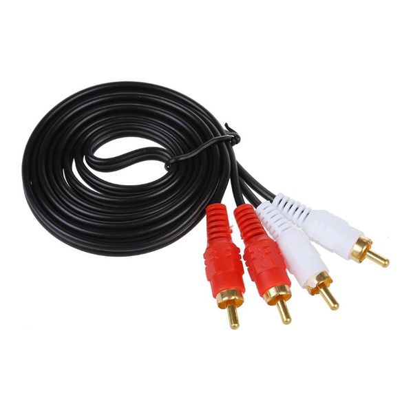 audio cables & connectors dual rca phono plug male to cable lead connector black 1.5m
audio cables & connectors dual rca phono plug male to cable lead connector black 1.5m