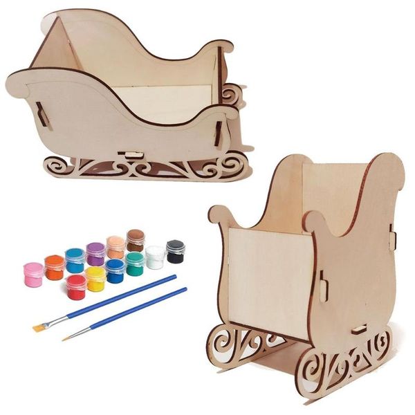 decorative objects & figurines diy doodle christmas house ornaments cool wooden sleigh kits handmade wood building paint kids gift crafts
decorative objects & figurines diy doodle christmas house ornaments cool wooden sleigh kits handmade wood building paint kids gift crafts