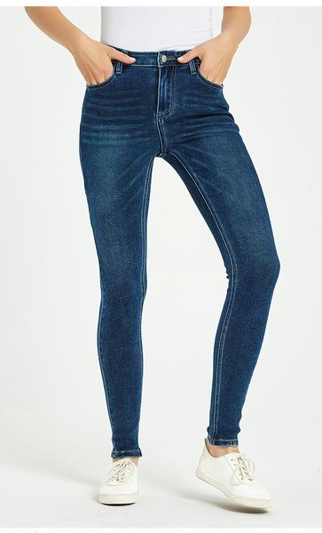 jean spring and autumn women casual simple solid color skinny sliming high stretch office lady jeans pencil pants, Blue
jean spring and autumn women casual simple solid color skinny sliming high stretch office lady jeans pencil pants, Blue