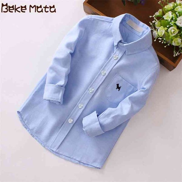 kids boys shirts long sleeve solid toddler for spring cotton fashion school boy children clothes 2-11y 210713, White;black
kids boys shirts long sleeve solid toddler for spring cotton fashion school boy children clothes 2-11y 210713, White;black