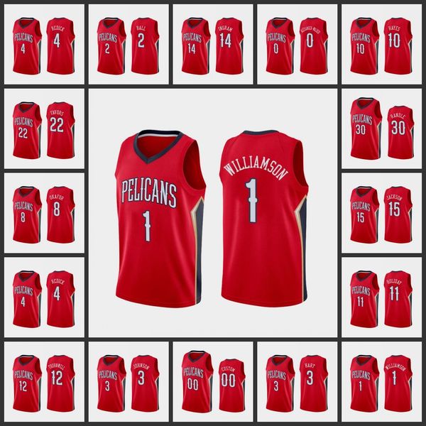 new orleanspelicansmen zion williamson brandon ingram lonzo ball j.j. redick red custom statement basketball jersey, Black
new orleanspelicansmen zion williamson brandon ingram lonzo ball j.j. redick red custom statement basketball jersey, Black