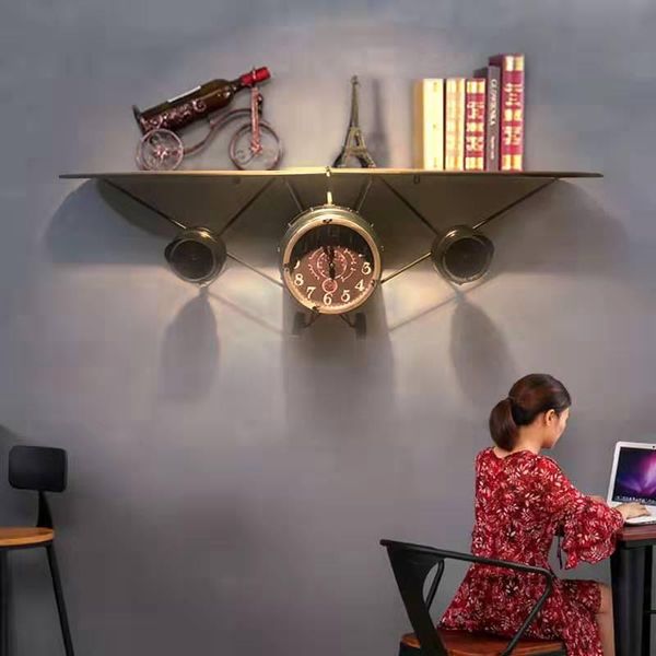 decorative objects & figurines creative retro airplane wall clock home decoration electronic wrought iron
decorative objects & figurines creative retro airplane wall clock home decoration electronic wrought iron