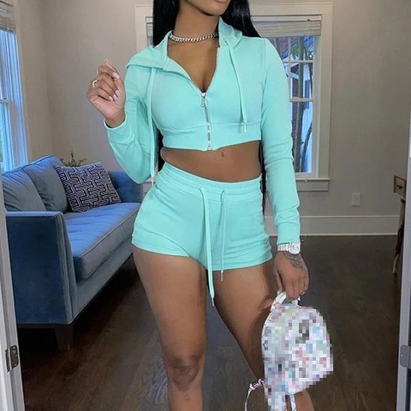 women's tracksuits sport sweatsuits for women two piece outfits zip up cropped hoodies and shorts matching sets 2021, Gray
women's tracksuits sport sweatsuits for women two piece outfits zip up cropped hoodies and shorts matching sets 2021, Gray