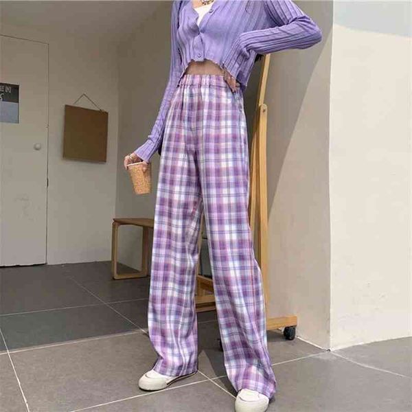 vintage plaid pants women summer fashion korean style wide leg pant high waist loose casual women clothing, Black;white
vintage plaid pants women summer fashion korean style wide leg pant high waist loose casual women clothing, Black;white