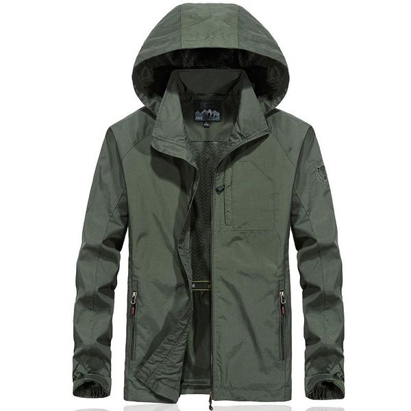men's jackets outwear waterproof military jacket men plus size spring autumn windbreaker quick dry mens breathable hooded coats, Black;brown
men's jackets outwear waterproof military jacket men plus size spring autumn windbreaker quick dry mens breathable hooded coats, Black;brown