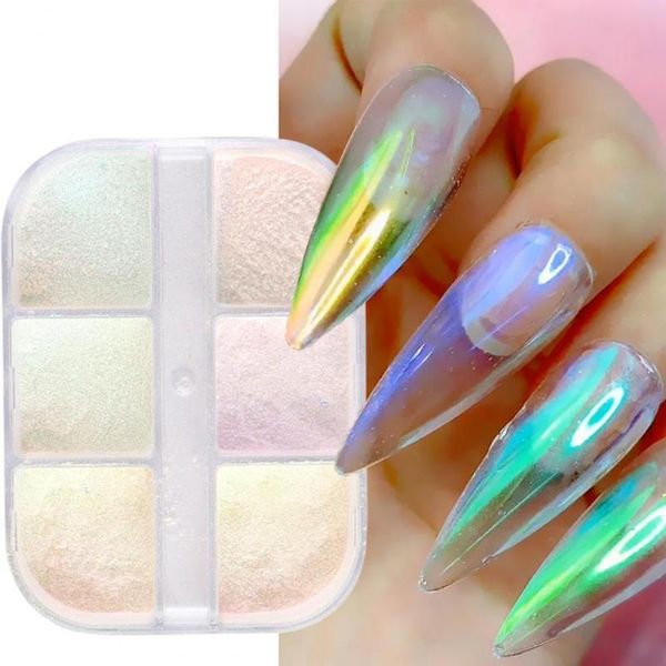 nail glitter 6 colors powder mirror shiny nails decoration accessories lightweight sparkly aurora powders, Silver;gold
nail glitter 6 colors powder mirror shiny nails decoration accessories lightweight sparkly aurora powders, Silver;gold