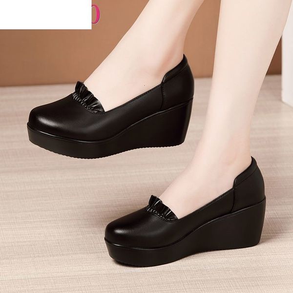 sandals wedges shoes for women 2021 autumn spring platform pumps woman high heels leather office ladies plus size 33-43 xhhh, Black
sandals wedges shoes for women 2021 autumn spring platform pumps woman high heels leather office ladies plus size 33-43 xhhh, Black