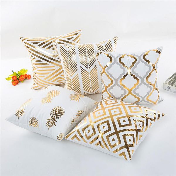 cushion/decorative pillow luxury gold bronzing simple cushion nordic geometric stamping pillowcase sofa bed livingroom decor throw pillows
cushion/decorative pillow luxury gold bronzing simple cushion nordic geometric stamping pillowcase sofa bed livingroom decor throw pillows