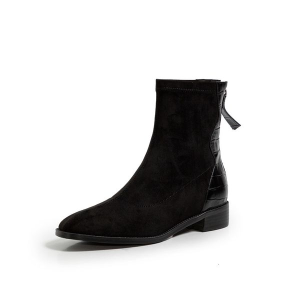 asumer senior quality leather round toe women comfortable heel down shoes woman boots, Black
asumer senior quality leather round toe women comfortable heel down shoes woman boots, Black