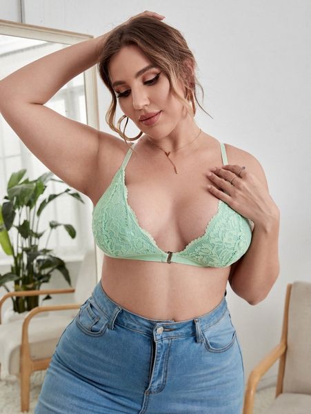 plus floral lace bralette p7rq#, Black;white
plus floral lace bralette p7rq#, Black;white