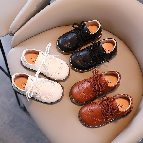 athletic & outdoor children's leather shoes for boys girls lace up casual kids soft bottom baby spring autumn 3-6y, Black
athletic & outdoor children's leather shoes for boys girls lace up casual kids soft bottom baby spring autumn 3-6y, Black