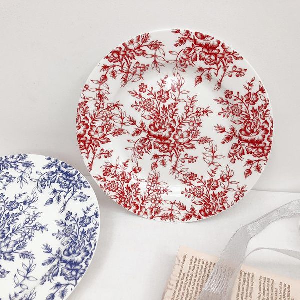 french i retro hand painted blue flower plate ceramic western household cake steak dessert fruit dishes & plates
french i retro hand painted blue flower plate ceramic western household cake steak dessert fruit dishes & plates