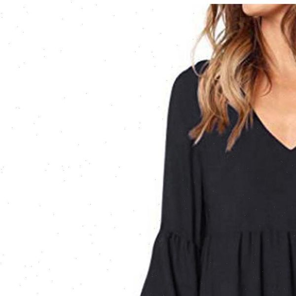 womens dresses f summer pleated dress v neck long sleeve solid loose lantern elegant office lady robe, Black;gray
womens dresses f summer pleated dress v neck long sleeve solid loose lantern elegant office lady robe, Black;gray