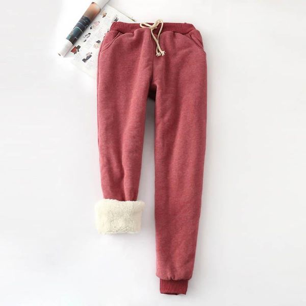 women's pants & capris winter cashmere harem warm women 2021 causal trousers thick lambskin loose pant lm107, Black;white
women's pants & capris winter cashmere harem warm women 2021 causal trousers thick lambskin loose pant lm107, Black;white