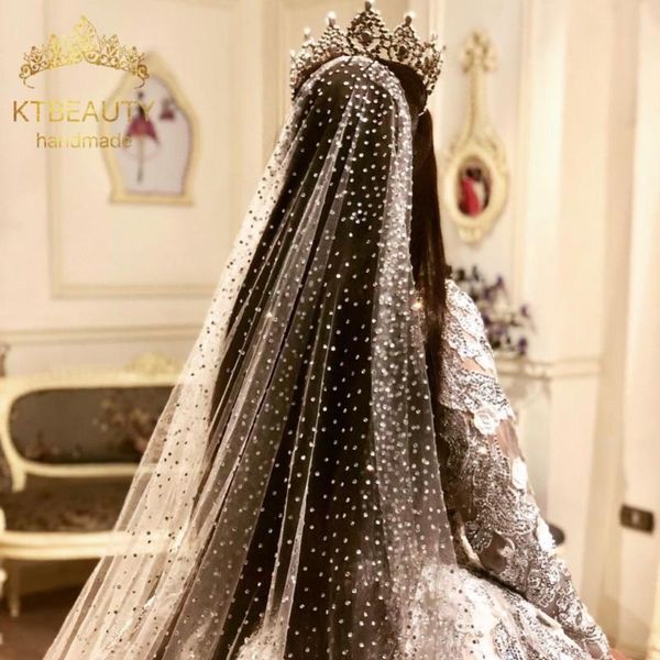 bridal veils one layer catedral de velo royal grenadine crystal bring veil custom made 3m wide wedding accessories, Black
bridal veils one layer catedral de velo royal grenadine crystal bring veil custom made 3m wide wedding accessories, Black