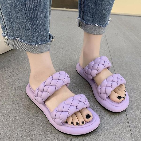 slippers women flip flops summer 2021 female brand weave ladies platform sandals open toe flat casual slides beach shoes, Black
slippers women flip flops summer 2021 female brand weave ladies platform sandals open toe flat casual slides beach shoes, Black