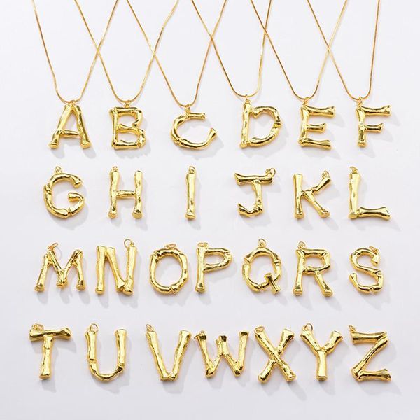 pendant necklaces 1pc adjustable golden 26 letters metal alphabet a-z minimalist initial hammered bamboo necklace, Silver
pendant necklaces 1pc adjustable golden 26 letters metal alphabet a-z minimalist initial hammered bamboo necklace, Silver