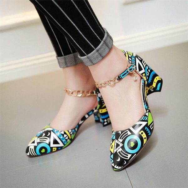 dress shoes karin summer fashion sweet graffi women sandals elegant metal strap woman big size 32-43 high heels date, Black
dress shoes karin summer fashion sweet graffi women sandals elegant metal strap woman big size 32-43 high heels date, Black