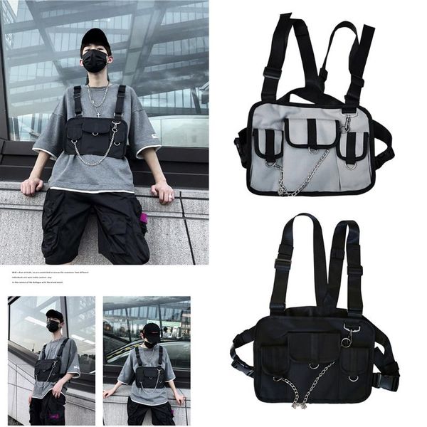 men women outdoor sports oxford cloth fashion hip hop pockets radio walkie talkie chest rig bag street harness adjustable strap waist bags
men women outdoor sports oxford cloth fashion hip hop pockets radio walkie talkie chest rig bag street harness adjustable strap waist bags