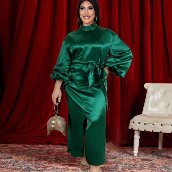 plus size dresses christmas dress for women green high neck lantern sleeve sashes evening birthday winter fall clothes 2021, Black
plus size dresses christmas dress for women green high neck lantern sleeve sashes evening birthday winter fall clothes 2021, Black