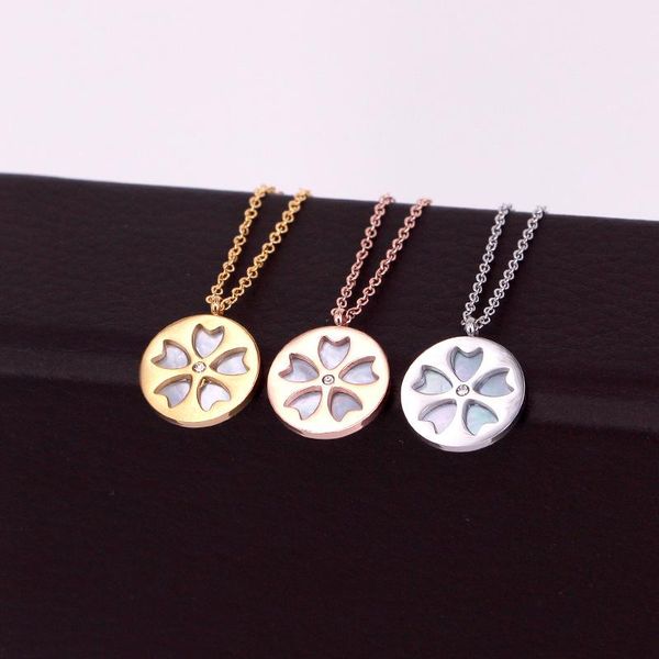 pendant necklaces korean style stainless steel crystal shell love round flower necklace rose gold color women female party gift, Silver
pendant necklaces korean style stainless steel crystal shell love round flower necklace rose gold color women female party gift, Silver