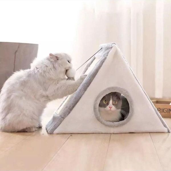 small triangular sisal grinding scratch board cat litter kennel climbing frame foldable warm and comfortable beds & furniture
small triangular sisal grinding scratch board cat litter kennel climbing frame foldable warm and comfortable beds & furniture