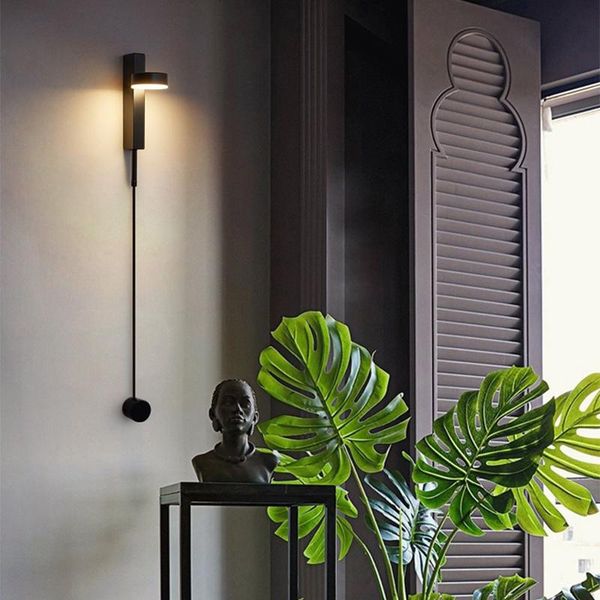 modern minimalist wall lamps living room bedroom bedside 16w ac96v-260v led sconce black white lamp aisle lighting decoration
modern minimalist wall lamps living room bedroom bedside 16w ac96v-260v led sconce black white lamp aisle lighting decoration