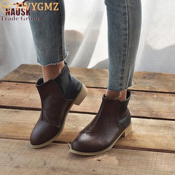 boots women spring low heel short ankle vintage motorcycle riding booties high heels shoes woman zapatos de mujer, Black 
boots women spring low heel short ankle vintage motorcycle riding booties high heels shoes woman zapatos de mujer, Black
