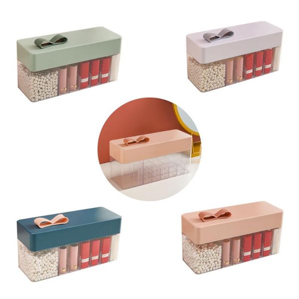 lipstick storage box, multi-cell dustproof display box with lid lip gloss holder boxes & bins
lipstick storage box, multi-cell dustproof display box with lid lip gloss holder boxes & bins