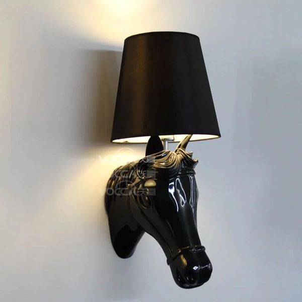 wall lamps resin horse head lamp creative light fixture for bedroom/dining room/doorway
wall lamps resin horse head lamp creative light fixture for bedroom/dining room/doorway