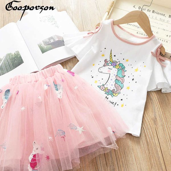 kids girls summer clothes set unicorn printed toddler baby clothes set cute unicorn embroidery tutu skirt sets style 210715, White
kids girls summer clothes set unicorn printed toddler baby clothes set cute unicorn embroidery tutu skirt sets style 210715, White