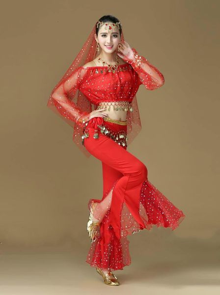 stage wear autumn and winter long-sleeved clothing female belly dance costume costumes suit cpqm, Black;red
stage wear autumn and winter long-sleeved clothing female belly dance costume costumes suit cpqm, Black;red