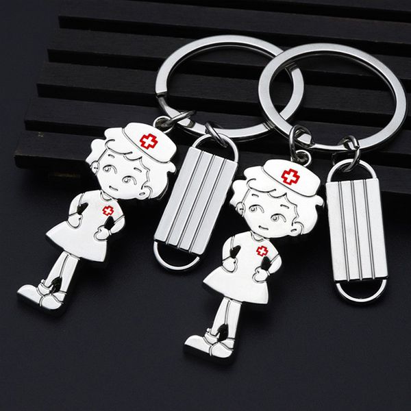 new nurse medical box medical key chain mask needle syringe stethoscope tassel cute keychain take care of yourself key ring, Silver
new nurse medical box medical key chain mask needle syringe stethoscope tassel cute keychain take care of yourself key ring, Silver