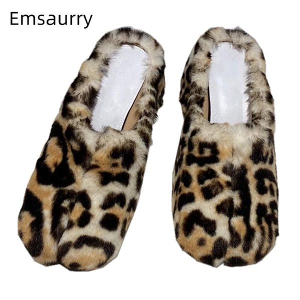 luxury leopard fur outwear mules for girls 6cm heel novelty split toe slingbacks spring autumn women slippers, Black
luxury leopard fur outwear mules for girls 6cm heel novelty split toe slingbacks spring autumn women slippers, Black