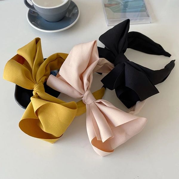 big bow headbands fashion hair accessories women's solid color fabric wide-edge temperament hairband boutique hair band headwear, Silver
big bow headbands fashion hair accessories women's solid color fabric wide-edge temperament hairband boutique hair band headwear, Silver
