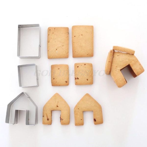 baking moulds 3pcs christmas gingerbread house biscuit cutter set stainless steel cookie mould drop
baking moulds 3pcs christmas gingerbread house biscuit cutter set stainless steel cookie mould drop