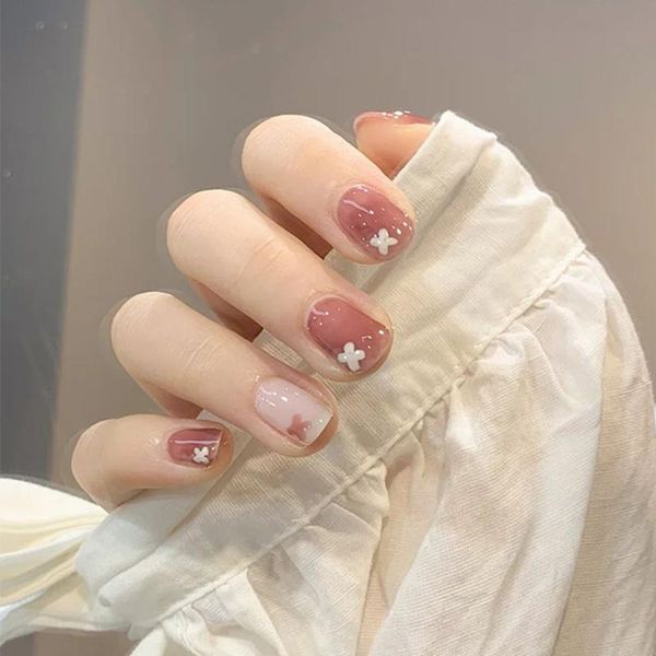 false nails 24pcs cute short finished nail patch wearable makeup diy full cover french finger press on artificial manicure with glue, Red;gold
false nails 24pcs cute short finished nail patch wearable makeup diy full cover french finger press on artificial manicure with glue, Red;gold