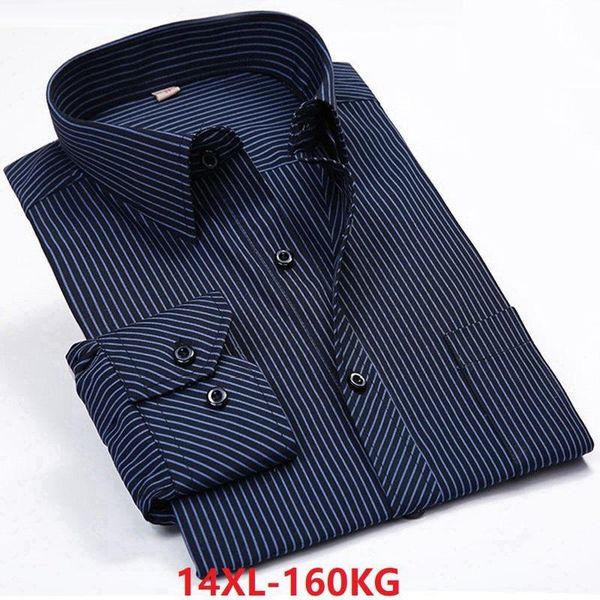 men's casual shirts autumn men large size oversize striped long sleeve 8xl 9xl 10xl father shirt cotton blue blouse 130kg 140kg 150kg, White;black
men's casual shirts autumn men large size oversize striped long sleeve 8xl 9xl 10xl father shirt cotton blue blouse 130kg 140kg 150kg, White;black