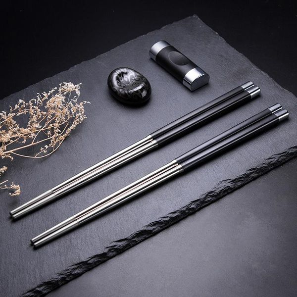 chopsticks vacclo stainless steel anti-slip kitchen tableware rice beef sushi long exquisite restaurant dinnerware
chopsticks vacclo stainless steel anti-slip kitchen tableware rice beef sushi long exquisite restaurant dinnerware