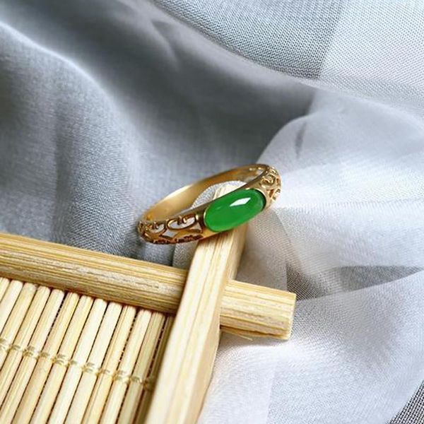 cluster rings designer original natural seed chalcedony opening adjustable ring elegant charm creative retro female silver jewelry, Golden;silver
cluster rings designer original natural seed chalcedony opening adjustable ring elegant charm creative retro female silver jewelry, Golden;silver
