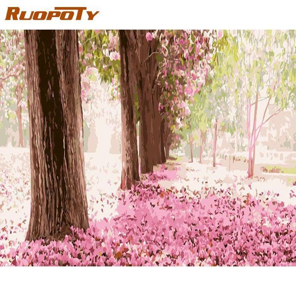 paintings ruopoty frameless pink forest diy painting by numbers large size picture canvas acrylic paint art
paintings ruopoty frameless pink forest diy painting by numbers large size picture canvas acrylic paint art