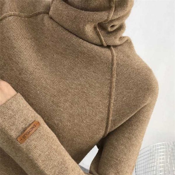turtleneck thin knitted women's sweater outerwear long sleeve slim fit solid color pullover fashion winter women 211018, White;black
turtleneck thin knitted women's sweater outerwear long sleeve slim fit solid color pullover fashion winter women 211018, White;black