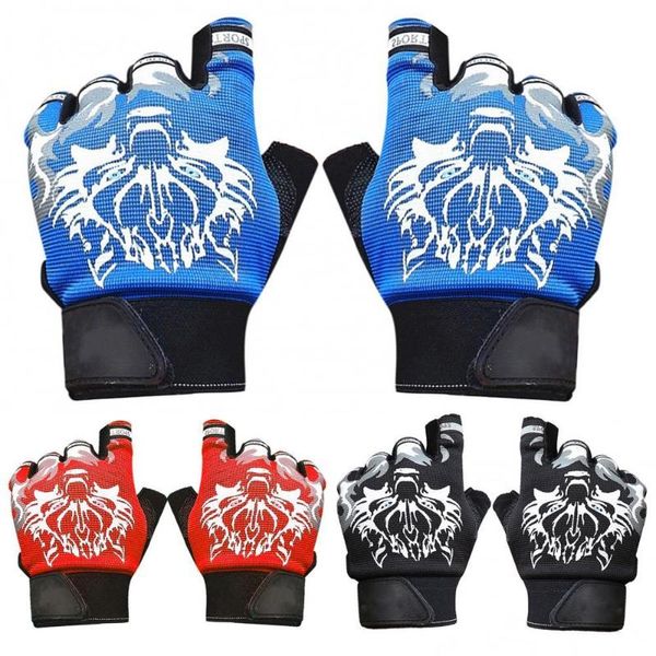 pair gloves fashion outdoor sports climbing non-slip sun resistant wolf pattern half-finger cycling, Black
pair gloves fashion outdoor sports climbing non-slip sun resistant wolf pattern half-finger cycling, Black