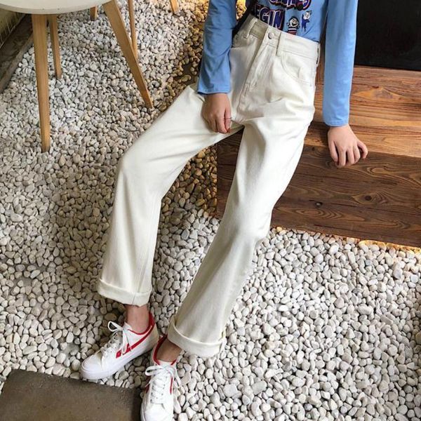 women's jeans women spring mopping denim solid retro straight high-waist korean-style elegant fashion slim loose all-match students chi, Blue
women's jeans women spring mopping denim solid retro straight high-waist korean-style elegant fashion slim loose all-match students chi, Blue