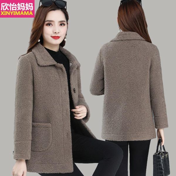 mother's dress, winter women's coat, autumn and net, red fur, one-piece lamb wool fashionable foreign style jackets, Black;brown
mother's dress, winter women's coat, autumn and net, red fur, one-piece lamb wool fashionable foreign style jackets, Black;brown