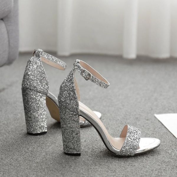 arrival women sliver sandals high heel 11 cm sequins party shoes big size 40 41 42 nightclub summer, Black
arrival women sliver sandals high heel 11 cm sequins party shoes big size 40 41 42 nightclub summer, Black