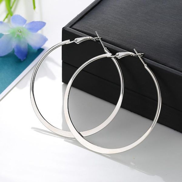 hoop & huggie 3 sizes big smooth circles earrings for women statement gold silver color round circle loop earring party gift, Golden;silver
hoop & huggie 3 sizes big smooth circles earrings for women statement gold silver color round circle loop earring party gift, Golden;silver