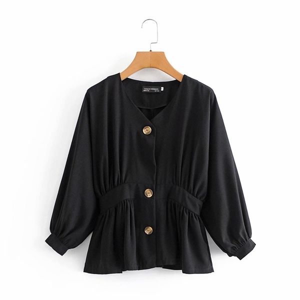 women black simplicity loose draw back jacket female single-breasted lapel long sleeves coat chic 210531, Black;brown
women black simplicity loose draw back jacket female single-breasted lapel long sleeves coat chic 210531, Black;brown