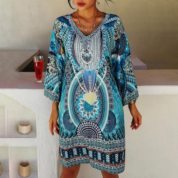 casual dresses summer autumn mini dress women's boho vintage v-neck flowers print long sleeve bohemian vestido, Black;gray
casual dresses summer autumn mini dress women's boho vintage v-neck flowers print long sleeve bohemian vestido, Black;gray